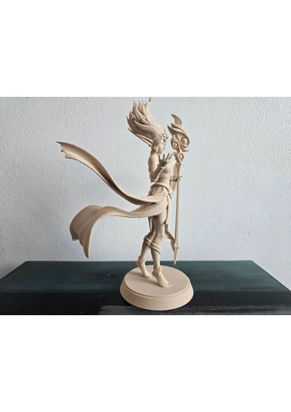 CRAFTSY3D Janna Rüzgâr Büyücüsü Figür – 3D Baskı Dekoratif Koleksiyon Ürünü modelleri