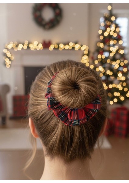 Ekose Scrunchıe (Lastik Toka)