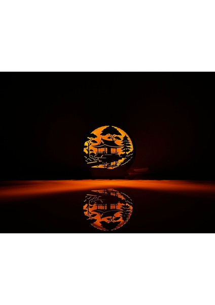 Japon Tarzı Dekoratif LED Masa Lambası – Işıklı Gece Lambası