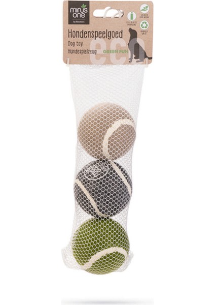 Nrtmsa Beeztees Köpek Oyuncağı, Tenis Topu, Kauçuk, Çeşitli Renklerde, 3 Adet 6,3cm fiyatları