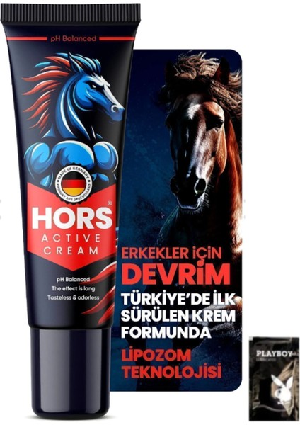 Süper Hors Active Cream Gecikme ve Sertleşme P.enis Kremi 50ML 1 Adet + 1 Adet Jel