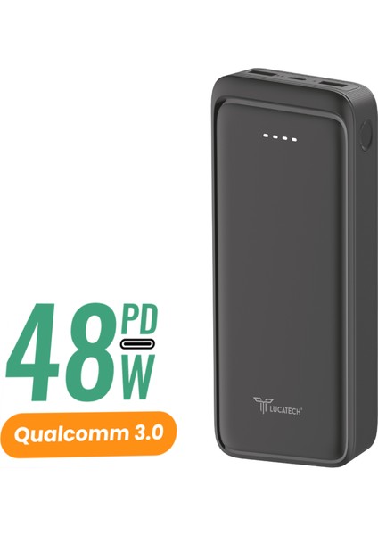 25.000 Mah 48W Turbo Powerbank — Lenovo Tab P12 Pro / Lenovo Tab P11 Plus / Lenovo Tab M10 Plus (Akıllı Çip Teknolojisi) modelleri