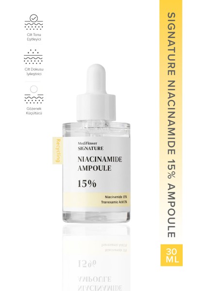 %15 Niacinamide Içeren Ampul