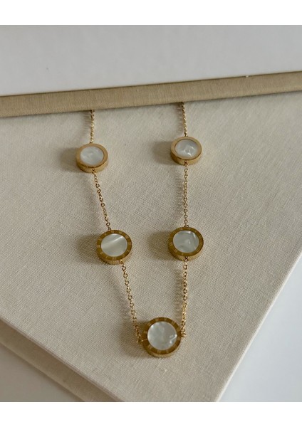 GOLD ROMA HARF KOLYE fiyatları