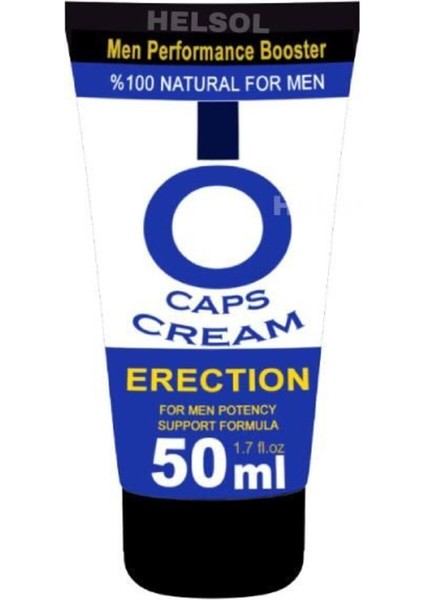 Süper O Caps Erkekler Için Sertleştirme Kremi 50 ml