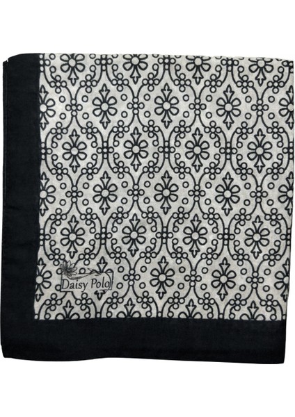 Siyah Beyaz Desenli Eşarp fiyatları