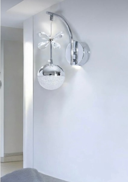 Pil Gün Işığı Ledli Lüks Duvar Aplik Krom fiyatları