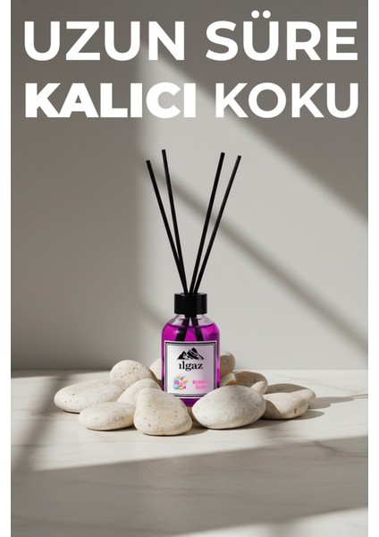 Sakız Bambu Çubuklu Oda Kokusu 110 ml | Red Diffuser Bubble Gum Ortam Kokusu