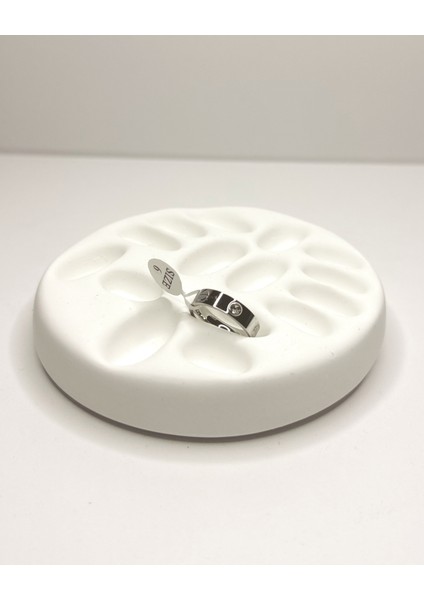 SİLVER VİDA TAŞLI KALIN YÜZÜK SİZE 6 fırsatları