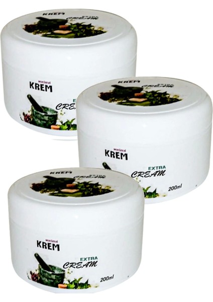 Süper Mucizevi Krem Etkili Rahatlatıcı Bakım Kremi 200 ml x 3 Adet