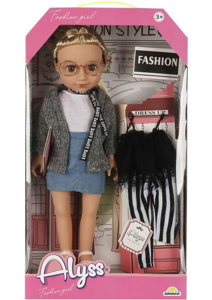 S00004286 Alyss Günlük Kıyafet Moda Bebekleri -Sun