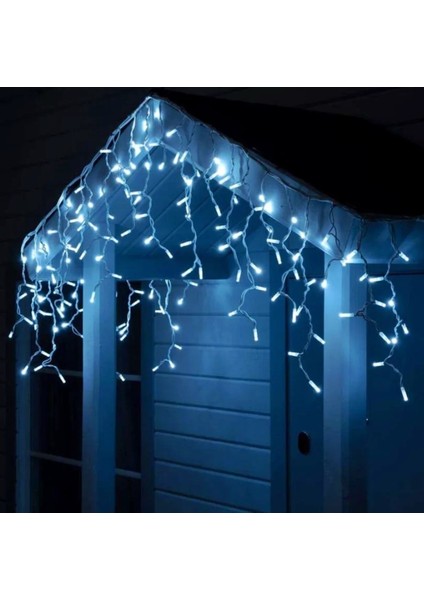 Dekoratif Saçak Perde LED Aydınlatma Iç/dış Mekan 20 Metre Eklenebilir Fiş - 8 Animasyonlu modelleri