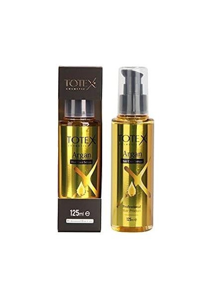 Totex Saç Onarıcı Yağ & Serum | Yıpranmış Saç Bakımı | Saç Parlatıcı | Argan 125 ml