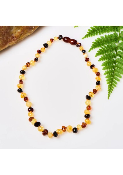 Multi Kehrıbar Bebek Kolye 33-35 cm