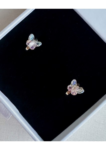 MİNİ TAŞLI KELEBEK KÜPE fiyatları