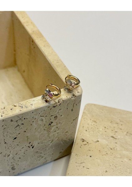 MİNİ TAŞLI KELEBEK KÜPE modelleri