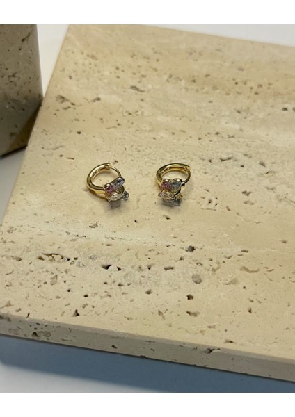 MİNİ TAŞLI KELEBEK KÜPE fırsatları