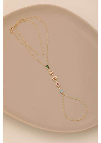 14 Ayar Altın Renkli Taşlı Şahmeran fırsatları