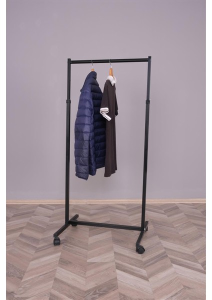 Black Tek Katlı Elbise Askılığıı modelleri