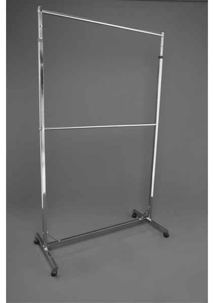Çift Katlı Krom Askılık Ekonomik Stand