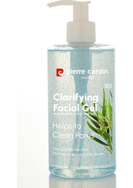 Pierre Cardin Clarifying Facial Cleanser With Niacinamide & Tea Tree Oil-Köpük Jel 350 ml