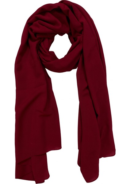 Dokulu Bordo Şal