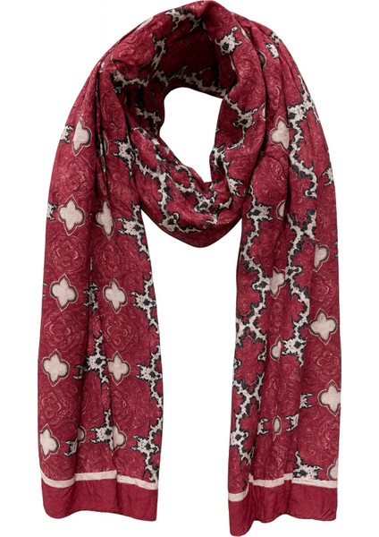 Bordo Desenli Şal fırsatları