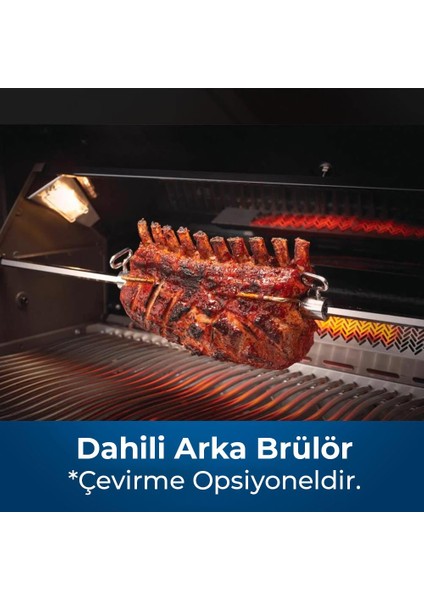 Built-In 700 Serisi 44 Tezgah Üstü Gazlı Mangal