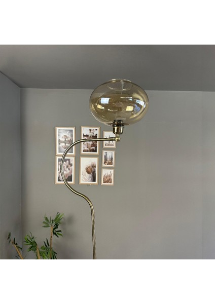 Solvia Cam Bal Rengi C Gövde Lambader Modern Oturma Odası fiyatları