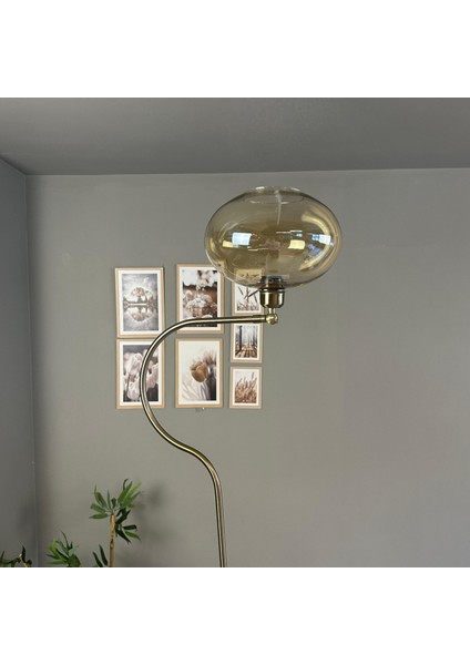 Solvia Cam Bal Rengi C Gövde Lambader Modern Oturma Odası indirimleri