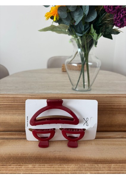 3'lü Saç Mandalı Kırmızı fiyatları