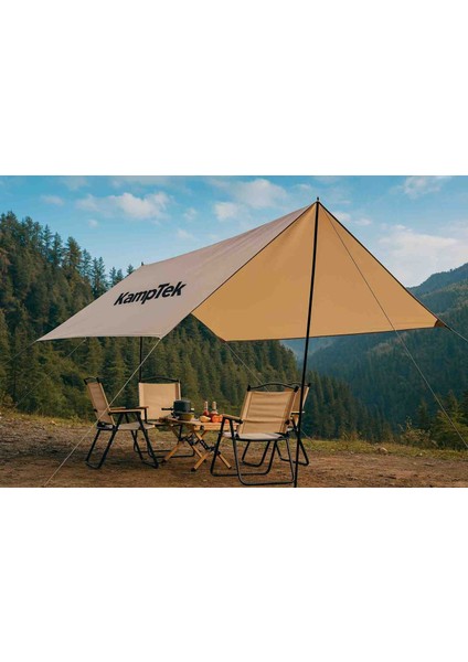 Kamp Piknik Plaj Karavan Yanı Güneş Tentesi Set Uv Güneş Koruyuculu Su Geçirmez Branda fırsatları