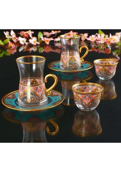 18 Prc Kulplu Cay Tk.trn Evla 3mm Vrk Gold