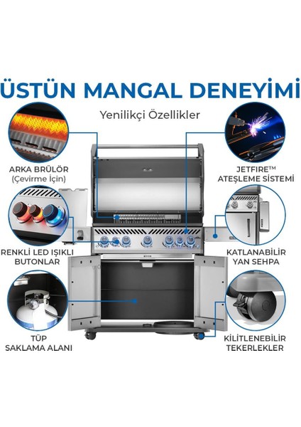 Rogue Pro S 625 Rsıb Gazlı Mangal
