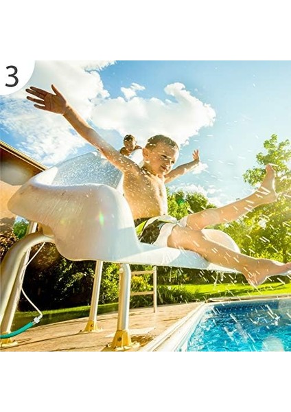 36631 Yüzme Havuzu Kaydırağı Için Sprey Seti, Su Kaydırağı