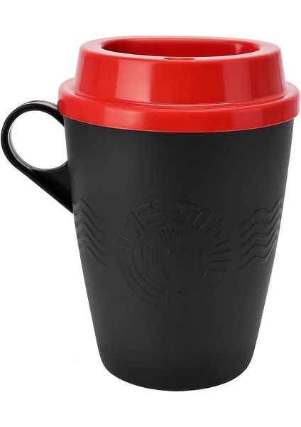 Kulplu Termal Kahve ve Çay Bardağı, 450 Ml, Kapaklı, Çok Renkli