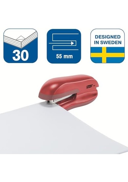 Zımba F16, 20 Sayfa Kapasiteli, Tatlı Kırmızı, 23810503 modelleri