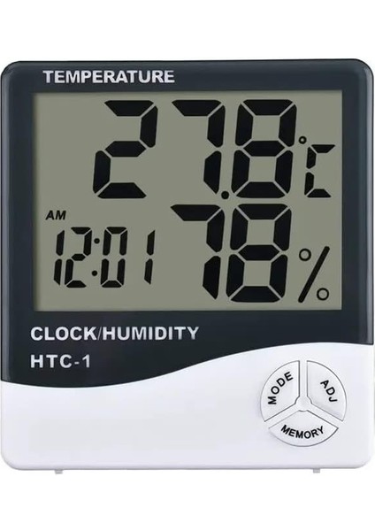 Saatli Termometre, Nem Ölçer Termometre, Canelf