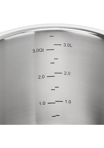 Derin Tencere, 20 Cm, Yuvarlak, 18/10 Paslanmaz Çelik fiyatları