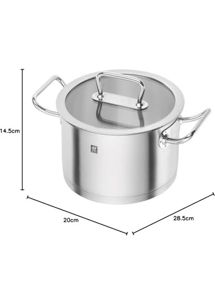 Derin Tencere, 20 Cm, Yuvarlak, 18/10 Paslanmaz Çelik modelleri