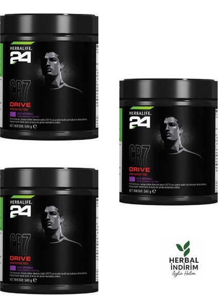 Cr7 Güç ve Performans Arttırıcı 3'lü Paket