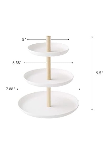 3 Katlı Yemek Servis Standı - Meze ve Tatlı Tepsisi Parti Düzenleyici fiyatları