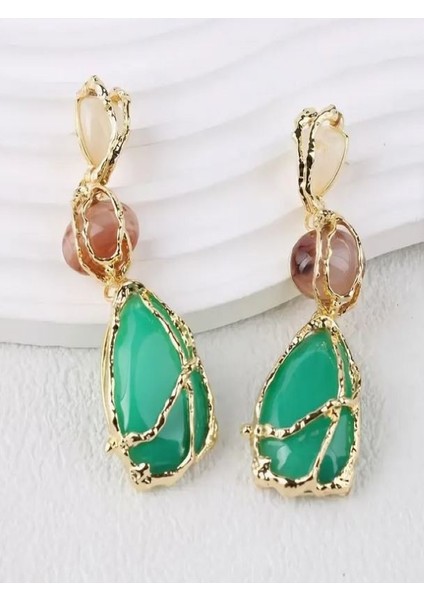 Trend Markaların Modeli Şık Sallantılı Geometrik Küpeler fırsatları