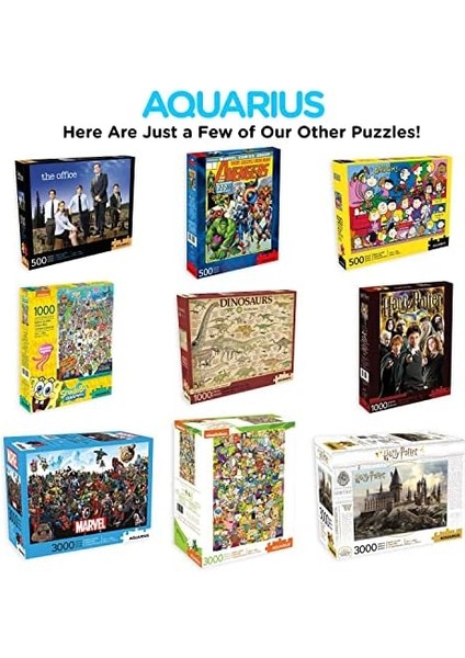 Kova Burcu Bulmaca Cast (3000 Parça Puzzle) - Resmen Lisanslı Mal ve - Glare - Fit - Hemen Hemen Yok Dust Bulmaca - 32X45IN" fiyatları