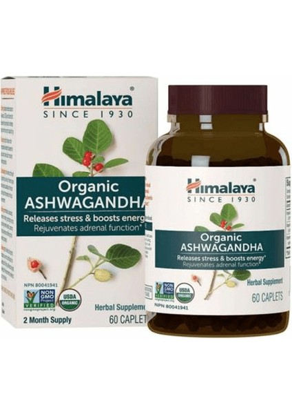 Organıc Asvaganda 670MG 60 Tablet.abd MENŞEI.4148