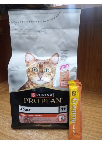 Vıtal Functıons Somonlu Kedi Maması 1.5 Kg+5 Adet Somonlu Kedi Ödül Krema
