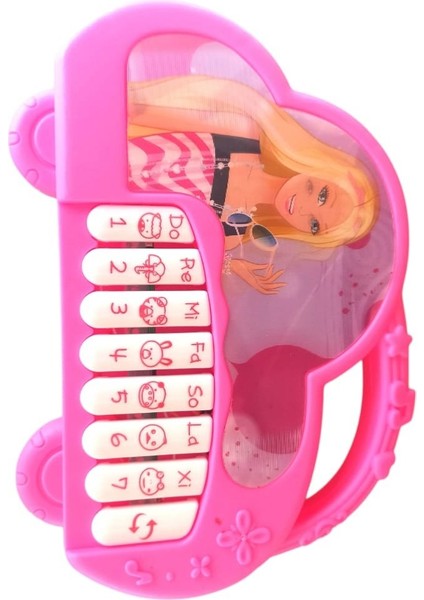 Oyuncak 17 cm Mini Piyano – Çocuklar Için Eğitici Müzik Oyuncağı Pembe