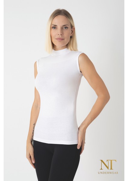 Kadın Bambu Balıkçı Yaka Sıfır Kol T-Shirt – Hafif, Rahat ve Şık fiyatları