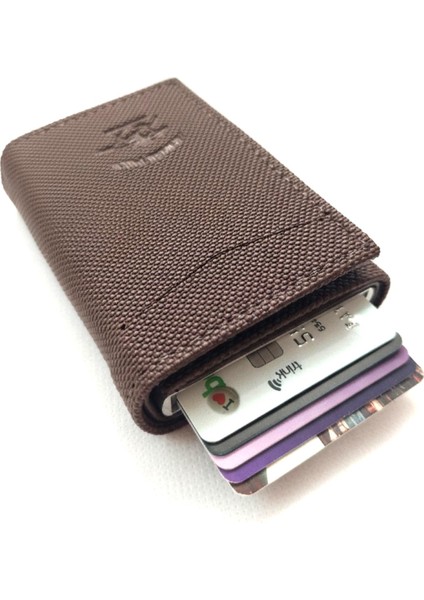 Rfid Özellikli Patlı Mekanizmalı Cüzdan Kartlık -Dokulu Suni Deri fiyatları