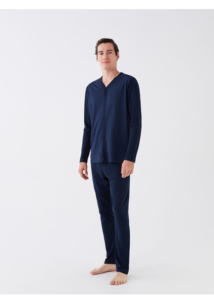 Yeni Sezon Standart Kalıp Erkek Pijama Takımı